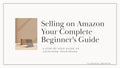 How to Sell on Amazon — Canva Template