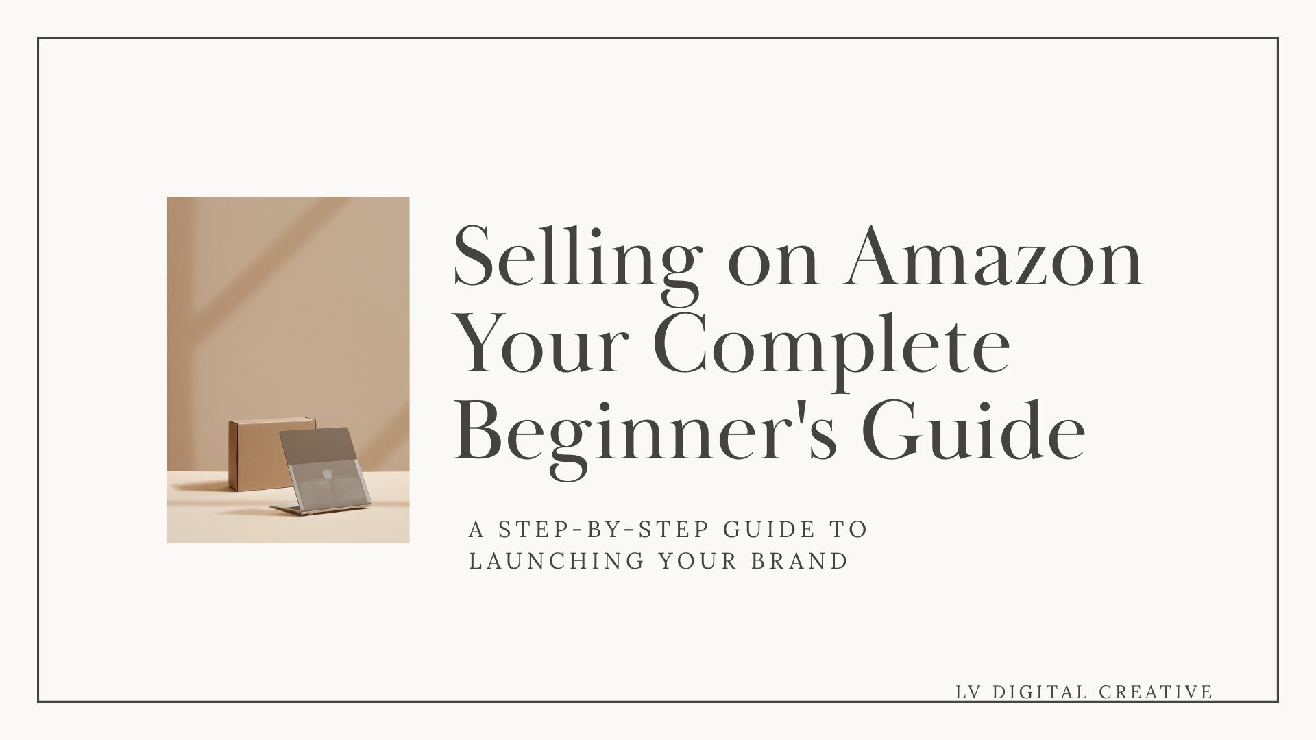 How to Sell on Amazon — Canva Template